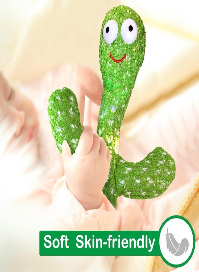 Botash Talking Dancing Cactus Toy for Baby Girl,Moving Mimicry Plush Toy with Light and Music Sound,Babies intrection Talk Back Voice Repeat Cactus Toy(1pcs/Multicolour) - Image 4